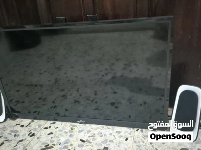 تلفاز 24 بوصة معاه سبيكرين صغار وريسيفر مسار