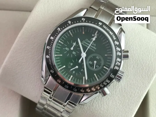 ساعة أوميغا رجالية بحالة الوكالة – غير مستعملة كوبي ون ماستر الاصلي منها سعرو 5000 دينار