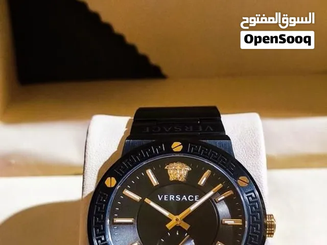 Authentic Versace Watch Greca Logo Black VEVI00620 - 41mm , Box Guarantee booklet & Extra Links