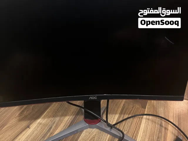 165hz 1ms 4k hd Aoc شاشه للبيع مستعمله مكسورة
