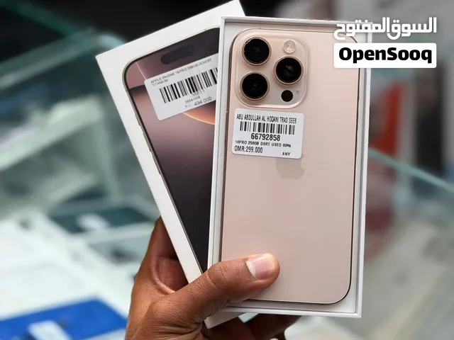 iPhone 16pro256GB clean Arabic version Less use Fantastic condition good phone