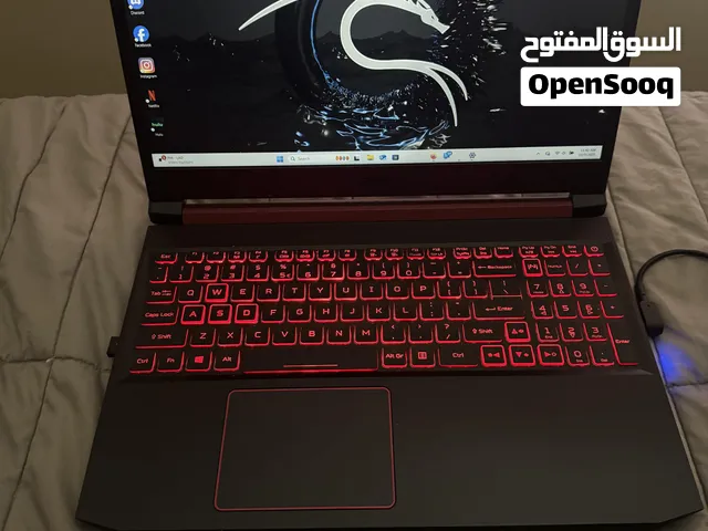 Acer Nitro 5 Gaming Laptop للبيع مناسب للالعاب والتصميم والعرض وجميع الاستخدامات بحاله ممتازه