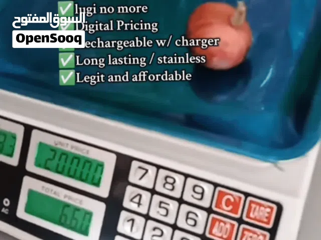 ميزان الخضروات والمواد الإنشائية الرقمي حاسب للسعر من ليبرونك حمولة 40 كغم  الاستخدامات:  حساب الأوز
