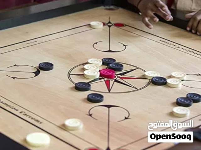 طاولة كيرم طاوله لعبة  الكيرم كارم الخشب الحجم الكبير