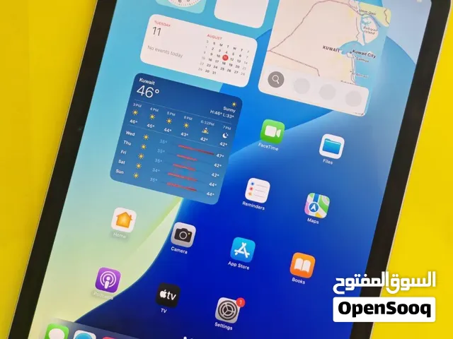 ايباد اير الجيل الرابع – سعة 64 جيجا – فضي مستعمل نظيف