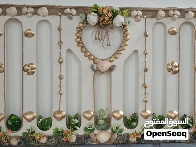 لوحة روح الشاطئ (مزدانة بقلب وزهور) سحر البحر والطبيعة في منزلك....... جدارية بحرية مصنوعة يدويًا