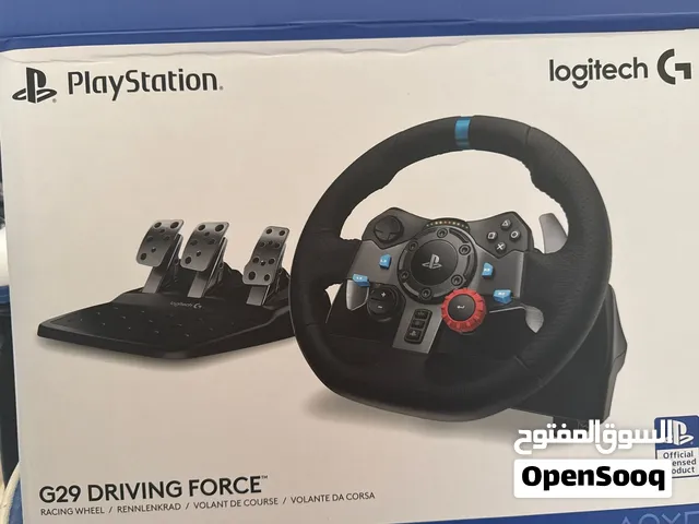 لوجيتك Logitech G29 مع القير الشفتر - بحالة الوكالة شبه جديد ( تم فتح العلب وتجربة الستيرنج فقط )