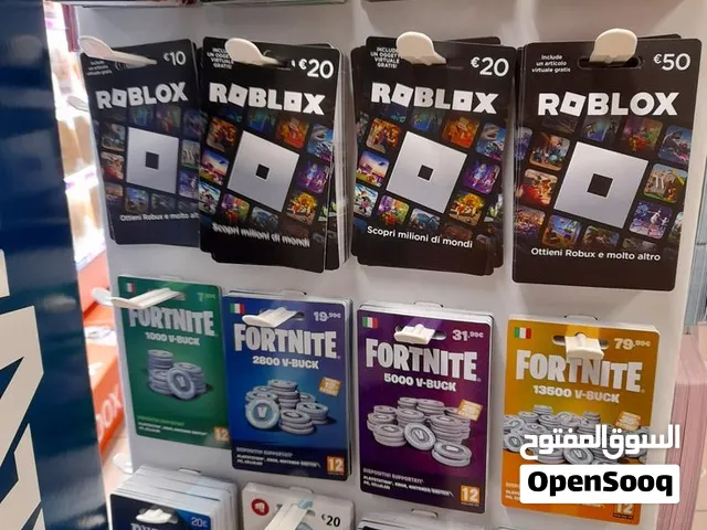 بطاقة روبلوكس Roblox جميع الفائت