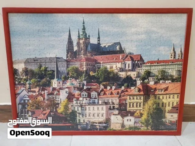 Handmade jigsaw puzzle frame