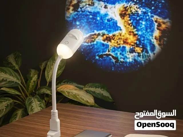 مصباح إسقاط نجوم USB - 12 قرص - تركيز قابل للتعديل - ديكور وأجواء هادئة - Generic