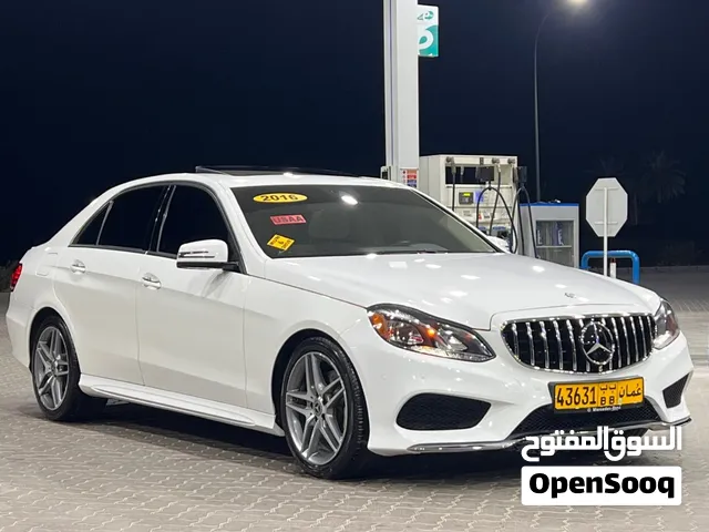 للبيع مرسدسE350مديل2016 فل ابشن وفل نظافه وبممشى قليل وجاهز ومرقم