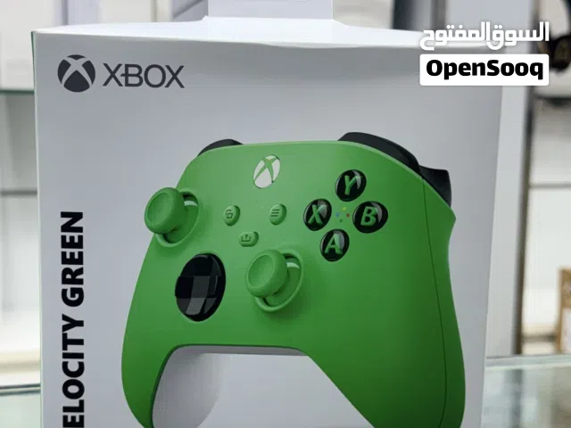 Xbox Wireless Controller – Velocity Green يد إكس بوكس لاسلكية جديدة كلياً – لون أخضر