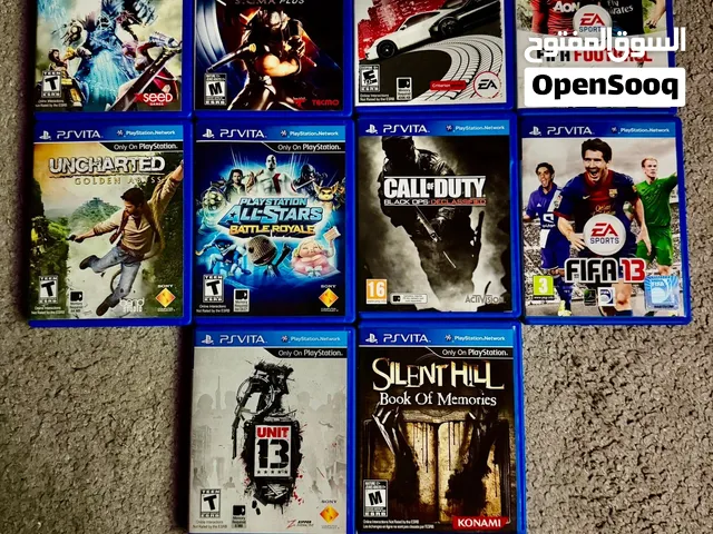للبيع أشرطة سوني 3 , سوني 4 , 3ds , اكس بوكس 360 & سوني vita