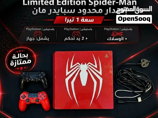 PS 4 PRO limited spider man version with fifa 22 cd