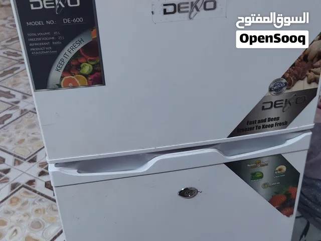 ثلاجة ديكو سعة 85 لتر يعني حجمها 3 قدم تقريبا للبيع بعدها جديدة كلش
