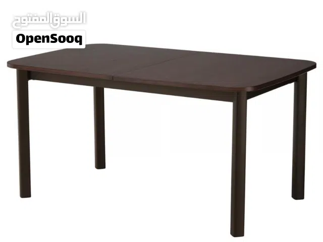 New dining table, lightly used, extendable, comes with 6 chairs