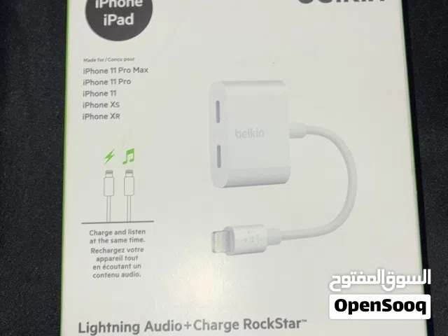 وصلة ايفون للسماعه وسلك الشاحن