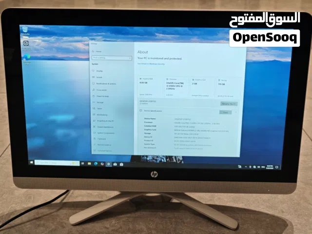 للبيع hp all in one core i3 6th