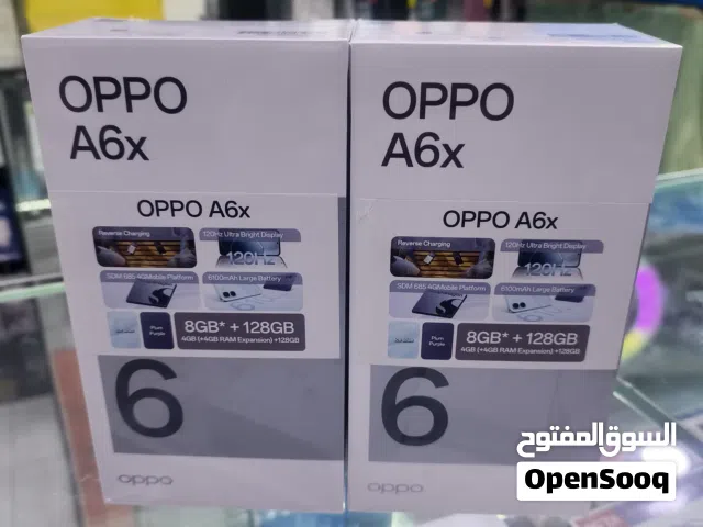 جهاز جديد oppo A6c رام 8 جيجا 128 و 256 مكفول سنة متوفر توصيل وهدايا