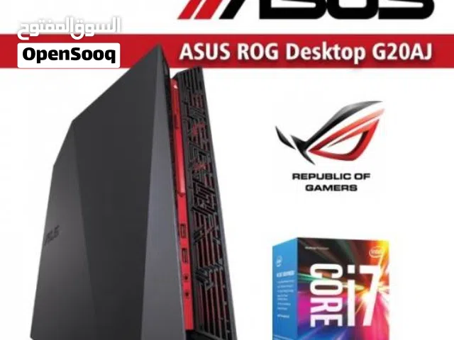 ASUS ROG G20 (i7-6700 @3.4ghz 8 cores , 32GB RAM ddr4, 3 tera hard + 256 ssd system + 2 graphic card