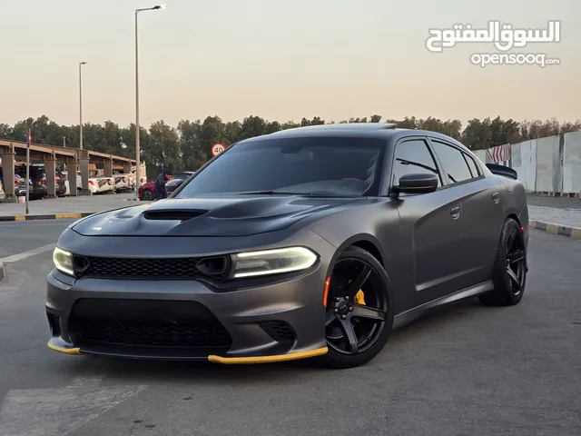 دودج تشارجر خليجي 2014 فل مواصفات SRT V8 بحاله ممتازه جاهزه للتسجيل والاستخدام