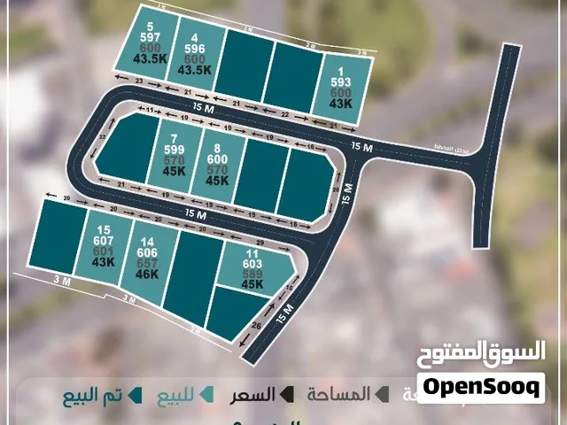 مخطط جديد ومميز في ولاية السيب حلو البنود مع توفر جميع الخدمات وبأسعار مميزه انا المالك والملك
