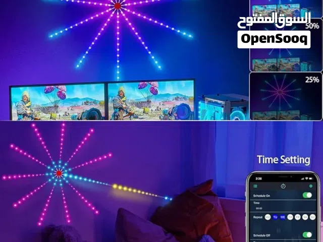 شريط إضاءة الألعاب النارية  محاكي