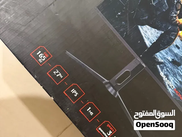 شاشه حجم 27 انج من شركة GAMEON الهيرتز 165hz