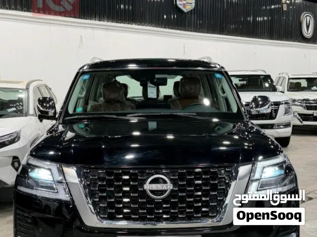 السلام عليكم نيسان باترول بلانينيوم موديل 2023 مكفوله كفاله عامه مغلفه bbf ماشيه 9 الاف رقم بغداد