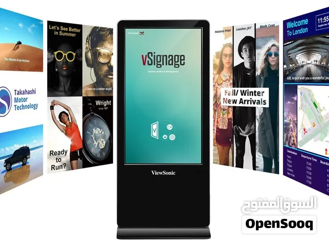 شاشات عرض اعلانات 55 انش تاتش سكرين ViewSonic