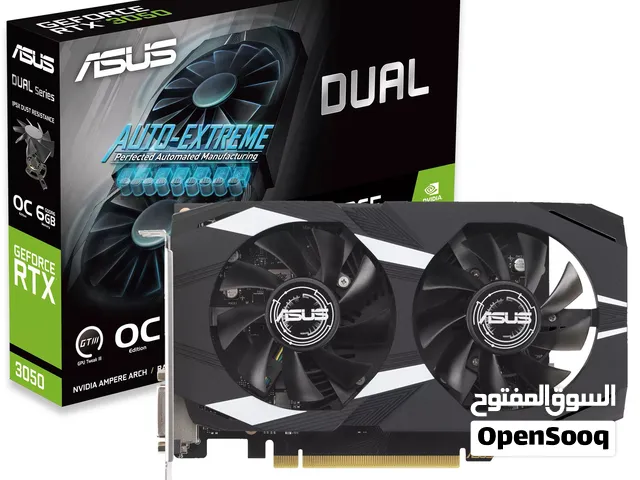 كرت شاشة ASUS Dual GeForce RTX 3050 OC Edition 6GB GDDR6