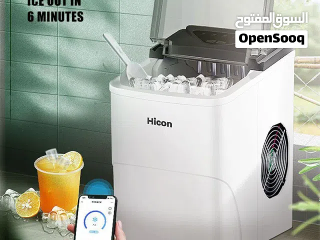 ماكينة صنع الثلج Hicon Ice maker بقوة 105 واط جديدة