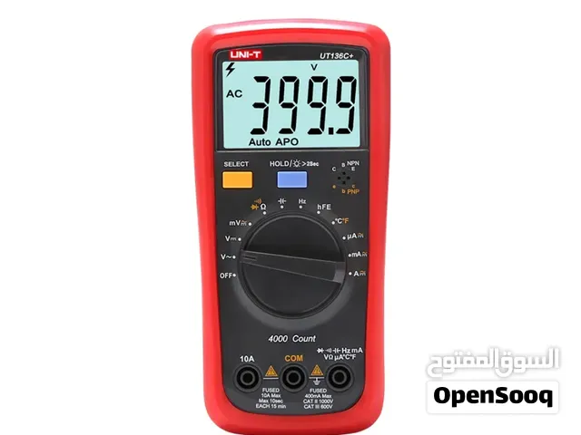 ملتيميتر يقيس الحرارة لين 1000 درجة! UNI-T UT136C+ Digital Multimeter 1000V 10A