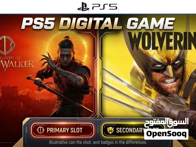 PS5 Digital Games  Primary (QR Login) & Secondary Slots Available!