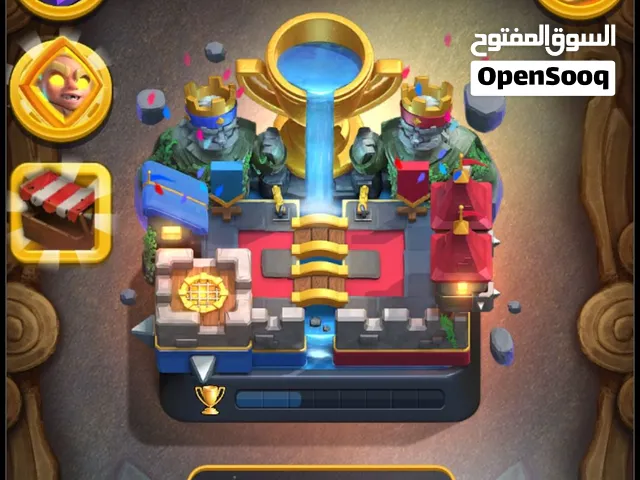 حساب كلاش رويال 9500 كاس مع كلاش اوف كلانس تاون 12