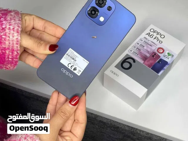 جهاز  oppo A6 pro  رام 24 جيجا 256 مكفول سنة متوفر توصيل وهدايا