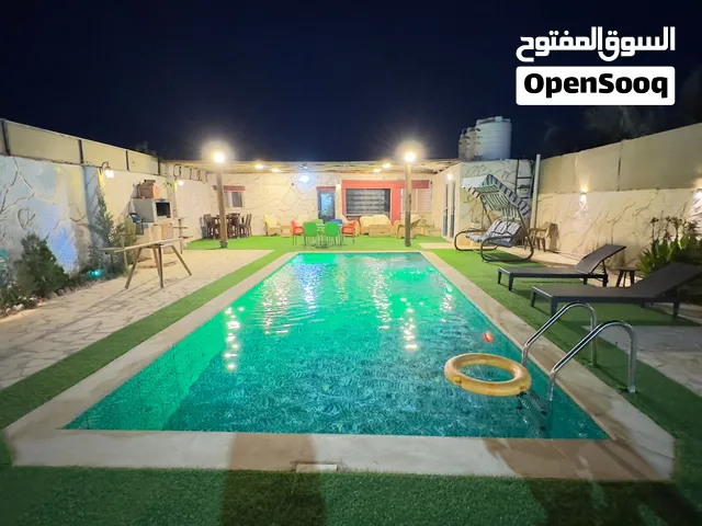 شاليه للإيجار الشهري 300 دينار مع كهرباء وماء عائلة منطقة النهضة - الرامة