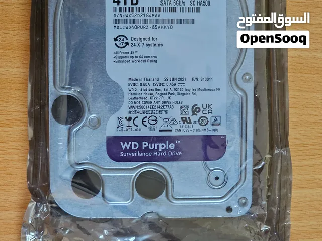 هارديسك 4 تيرا بايت -WD Purple 4TB
