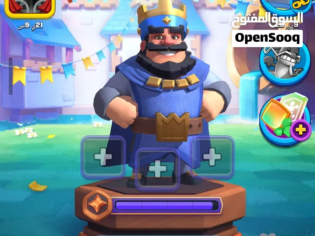 للبيع حساب كلاش رويال، 14 ألف كأس و44 بطاقة ماكس و4008 جوهرة.