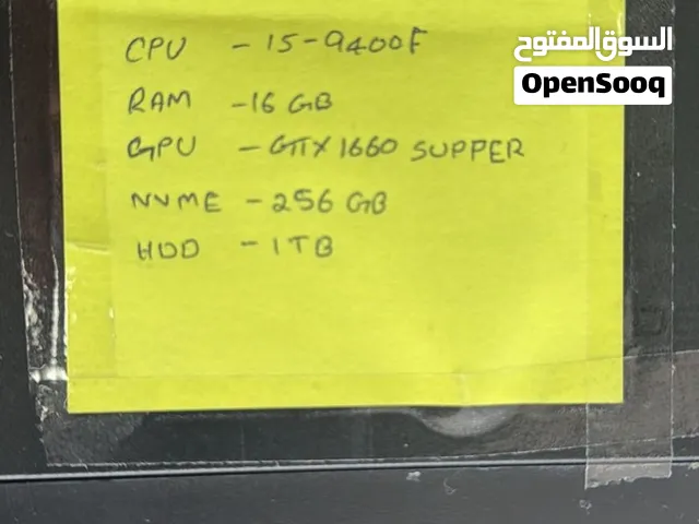 Pc gaming used i5 1660 Super