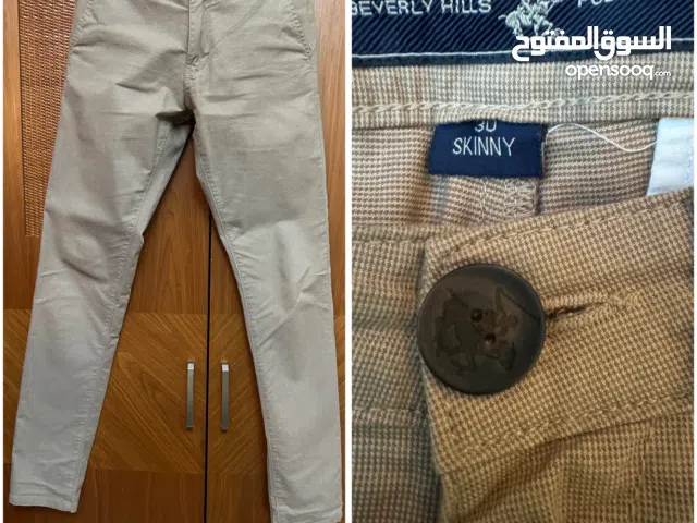 Polo pants. Skinny fit. Waist size 30. Beige color