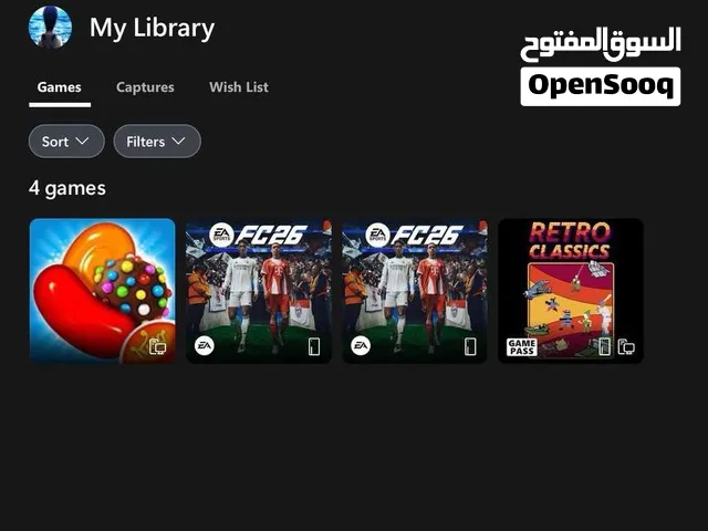 لعبة fc26 اللعبه نسختين الون والسيريس للبيع بنفس الحساب