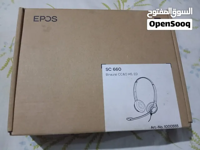 سماعة EPOS SC 660 اورجينال جديدة بالكرتونة - مناسبة لكول سنتر ومكاتب