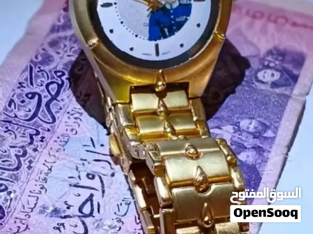 ساعة مرسوم عليه القاد معمر القدافي سعره 500د. نقبل كاش فقظ ساعة ربي يبارك خاليه من العيوب