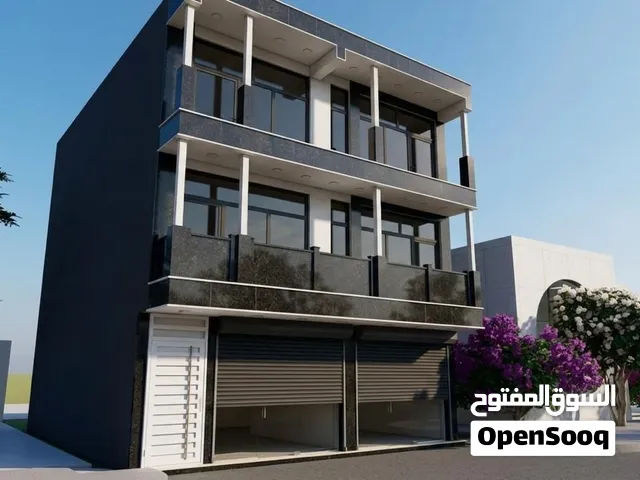 طوابق  او بنايه كامله للأيجار في شارع فلسطين بناء حديث درجه اولى على شارع تجاري