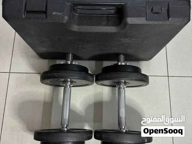 20KG RUBBER-COATED DUMBBELL SET