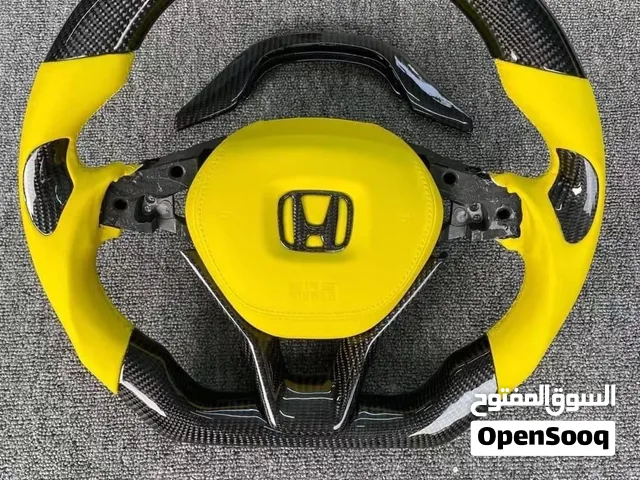 All types and styles of car steering wheels