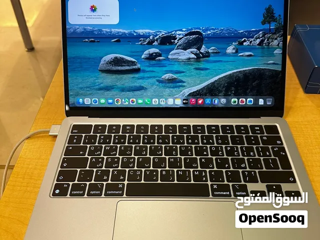 MacBook Air M5 16GB RAM 512GB Sky     Blue Like New ماك بوك مستعمل جديد