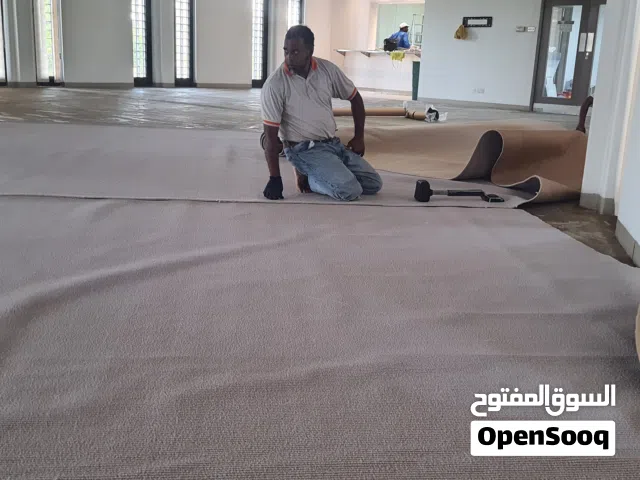البدر للمفروشات  الرواد في جميع انواع السجاد المنزلي والمكتبي والتيلز وكذلك سجاد المساجد و الجراس