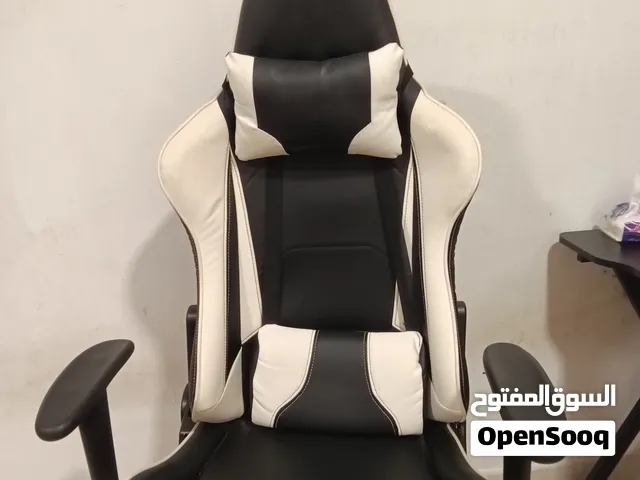 Gaming chair Cool Soft White and black